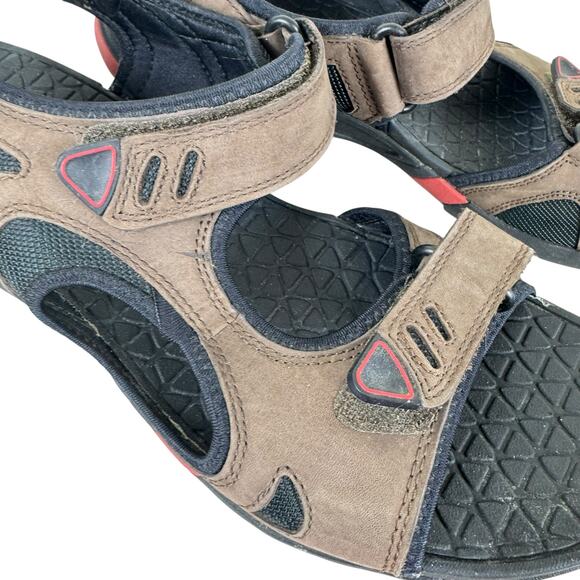 Clarks Outdoor Wave Walk Zone Brown Adjustable Strap Fishermen Sandals Men's 13 - Picture 2 of 10
